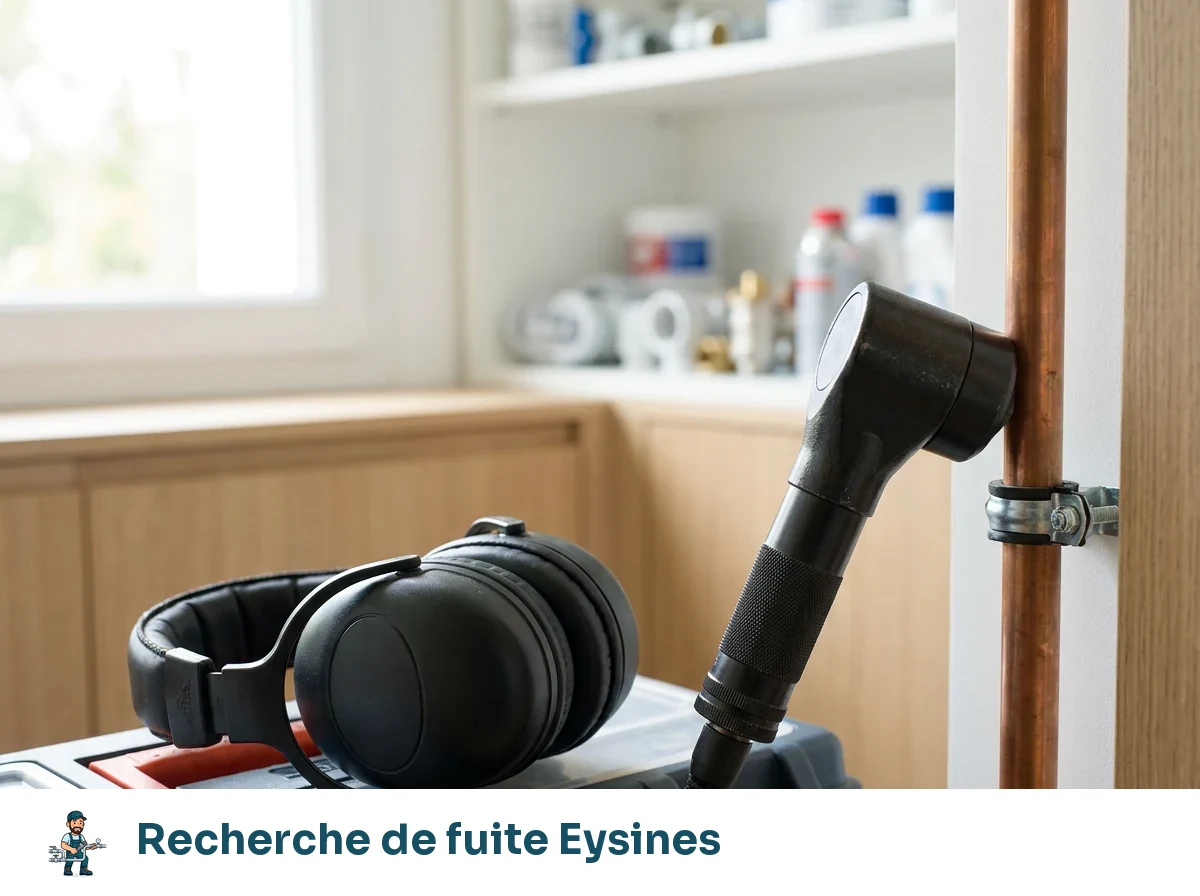 Recherche de fuite à Eysines