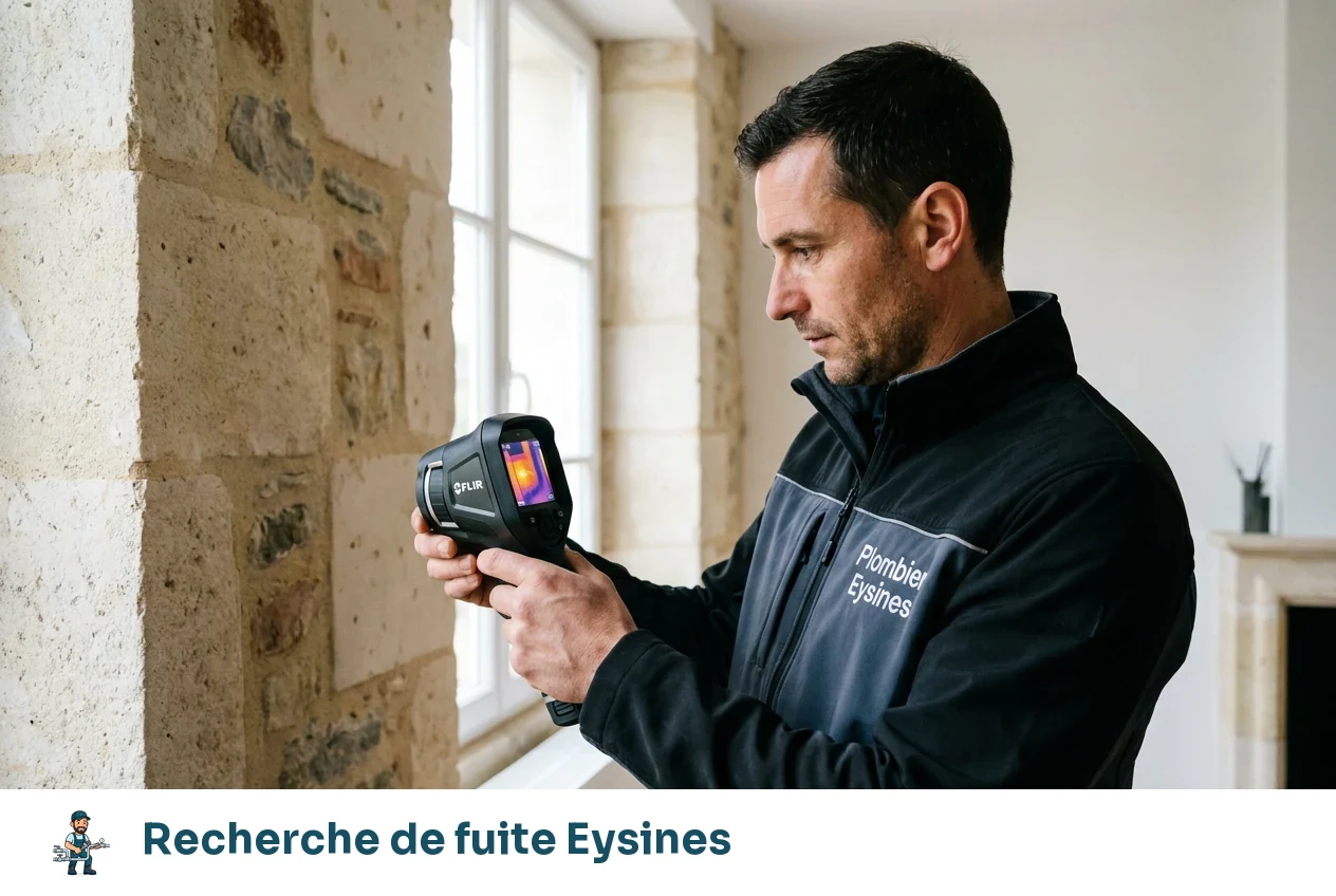 Recherche de fuite à Eysines
