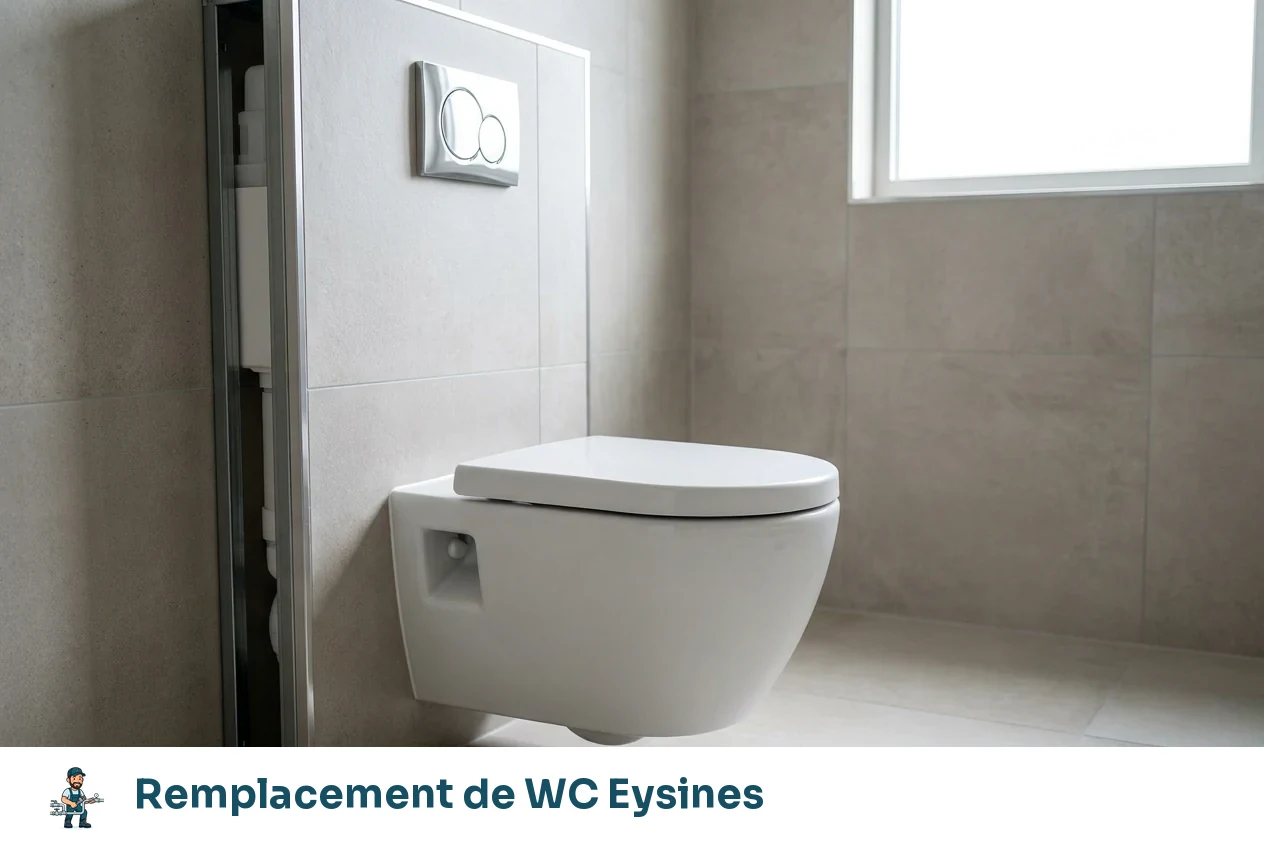 Remplacement de WC à Eysines