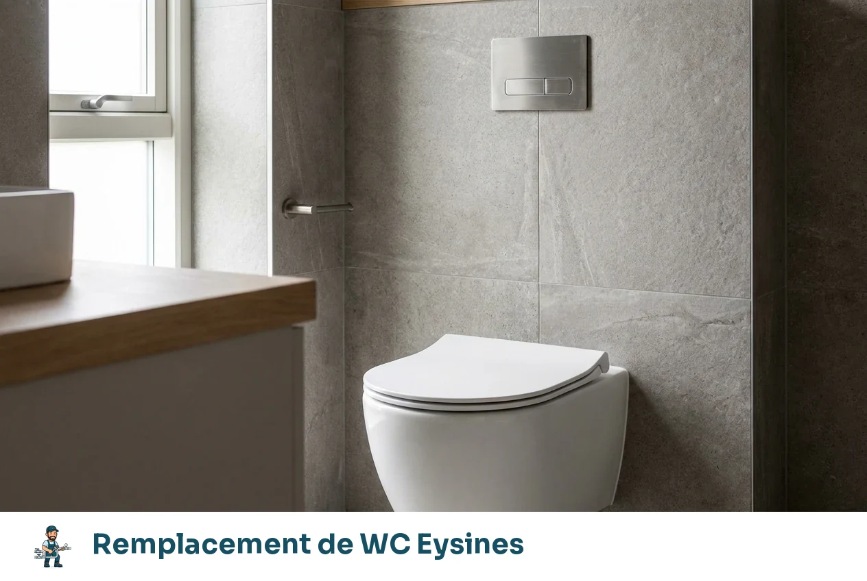Remplacement de WC à Eysines