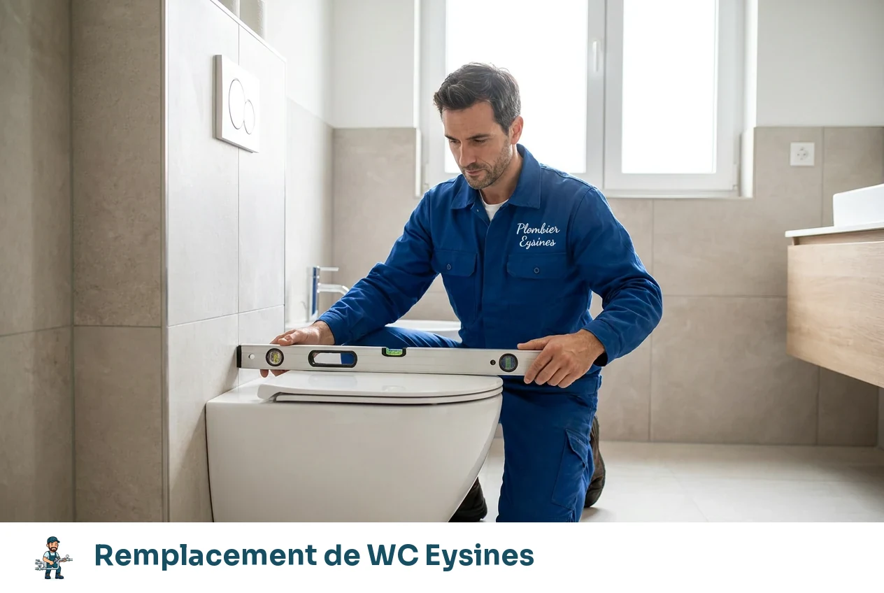 Remplacement de WC à Eysines